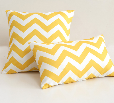 Stripes/Waving Outdoor Waterproof Pillow