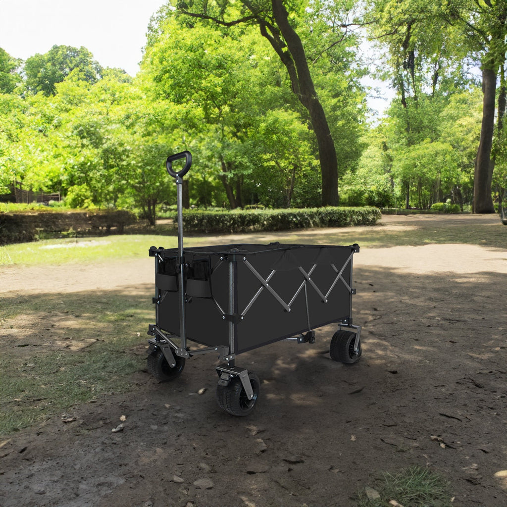 Collapsible Folding Wagon Push/Pull  Beach Cart