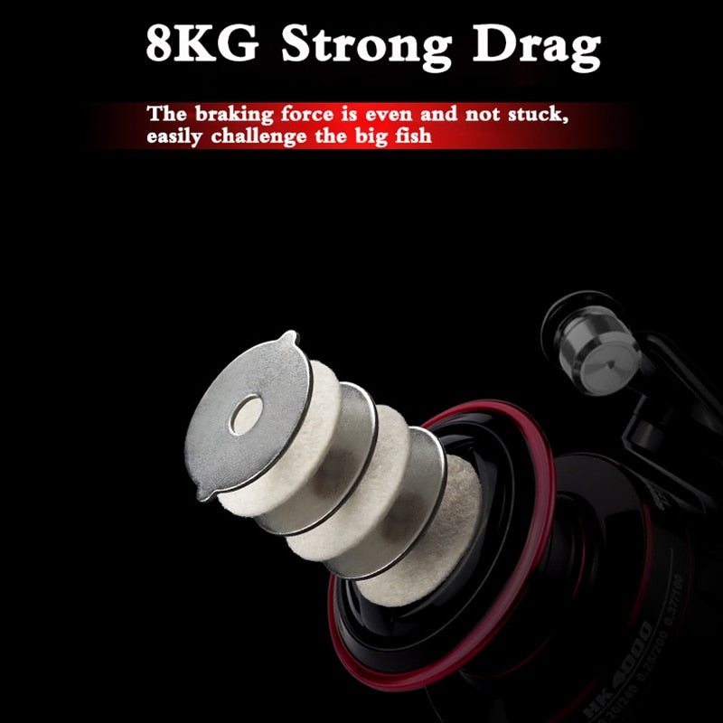 Fishing Reels 1000-7000 Metal Spool for salt water