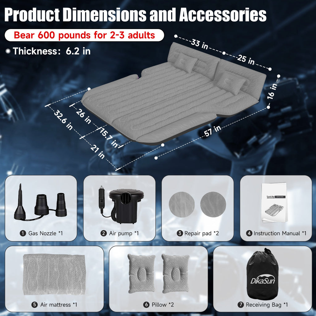 DikaSun Universal SUV Air Mattress