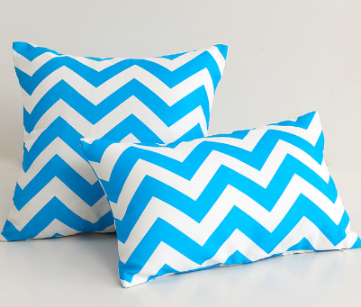 Stripes/Waving Outdoor Waterproof Pillow