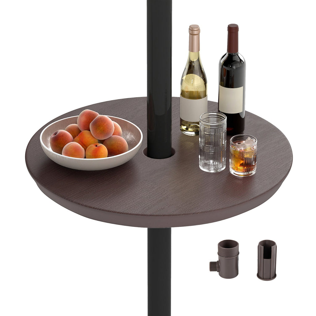 20 Inch Outdoor Adjustable Umbrella Table