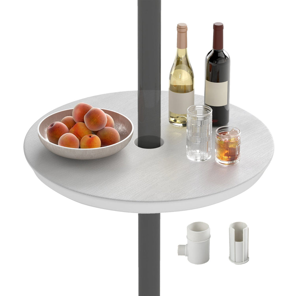 20 Inch Outdoor Adjustable Umbrella Table