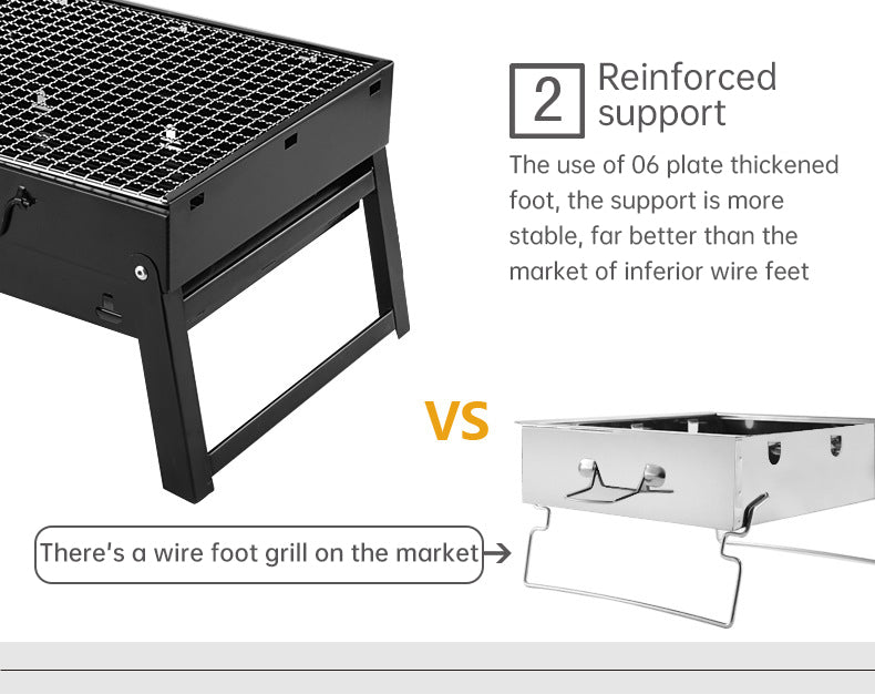 Outdoor Barbecue Portable Charcoal Grill