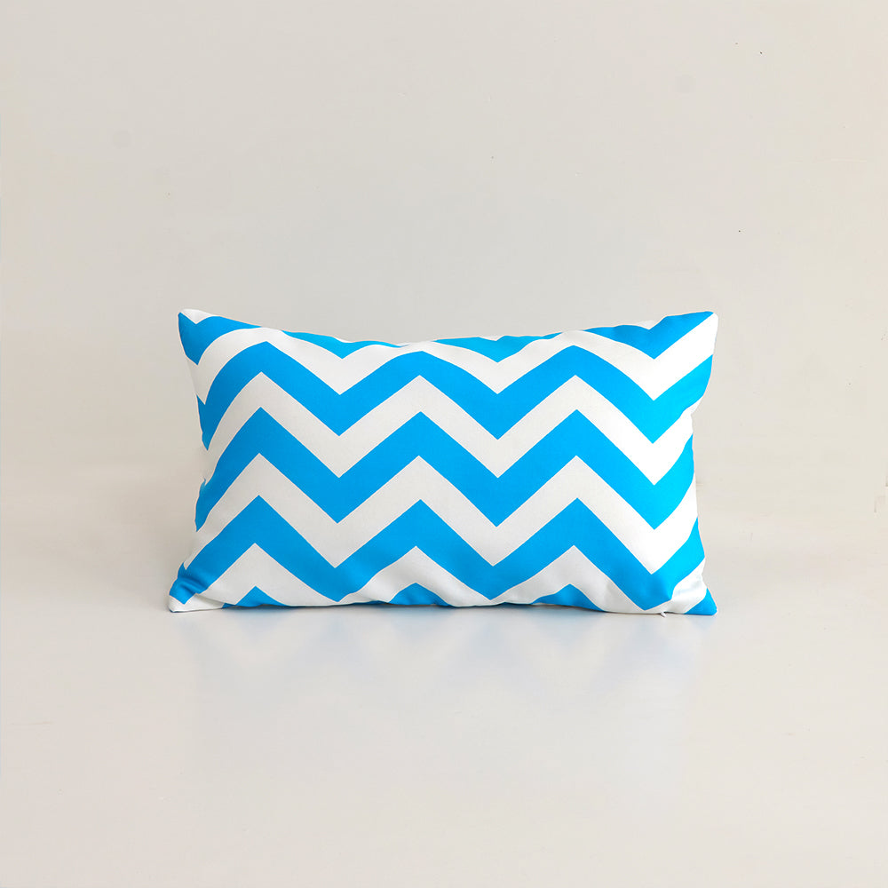 Stripes/Waving Outdoor Waterproof Pillow