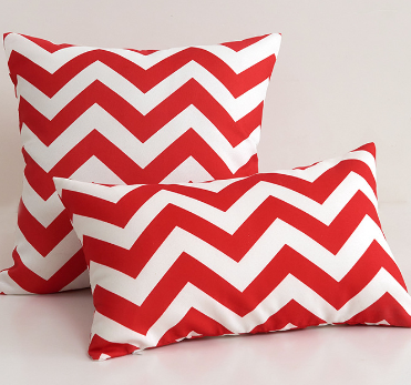 Stripes/Waving Outdoor Waterproof Pillow