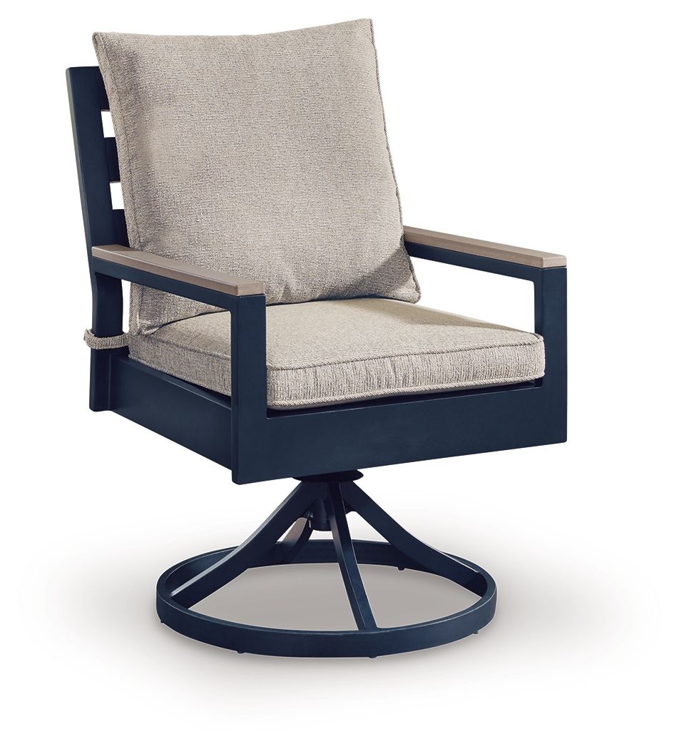East Beach - Swivel Chair With Cushion (Set of 2)