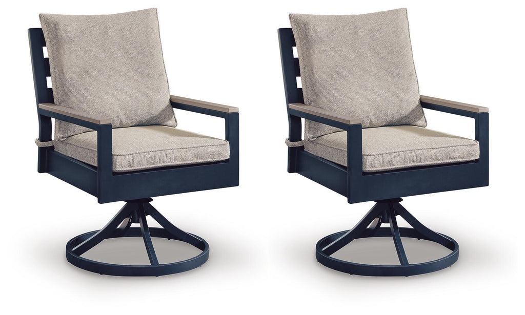 East Beach - Swivel Chair With Cushion (Set of 2)