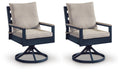 East Beach - Swivel Chair With Cushion (Set of 2)