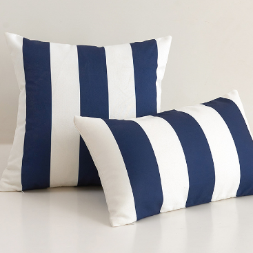 Stripes/Waving Outdoor Waterproof Pillow