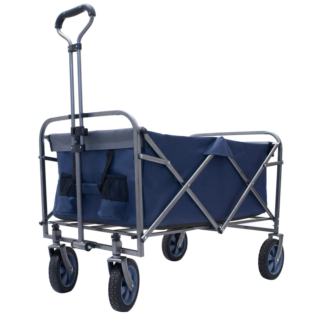 Outdoor Garden Collapsible Beach Cart Camping Folding Wagon