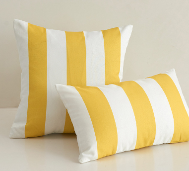 Stripes/Waving Outdoor Waterproof Pillow