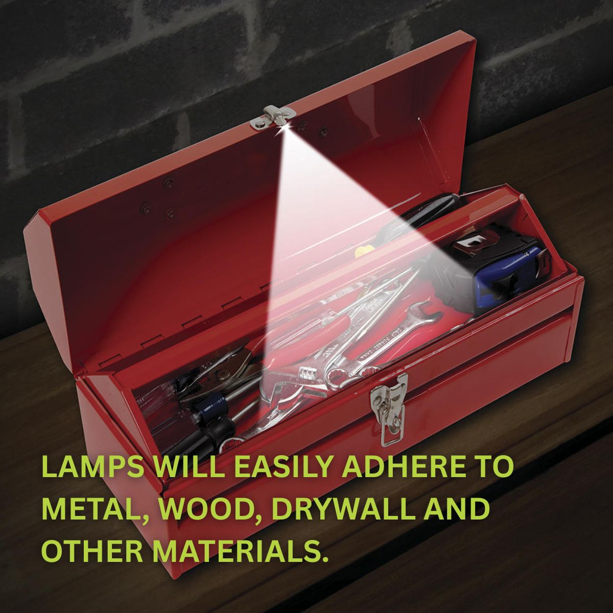 BUTTON LAMP Adhesive LEDs Light Package