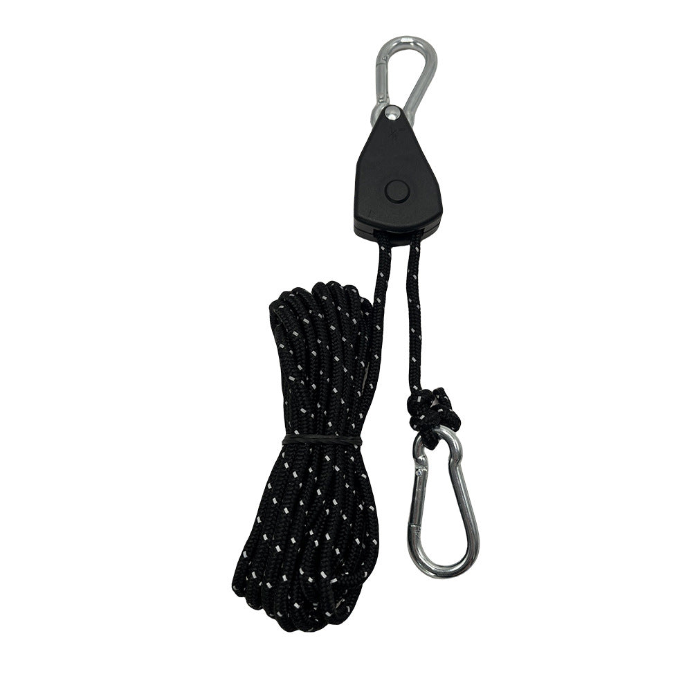 Tent camping canopy wind rope pulley