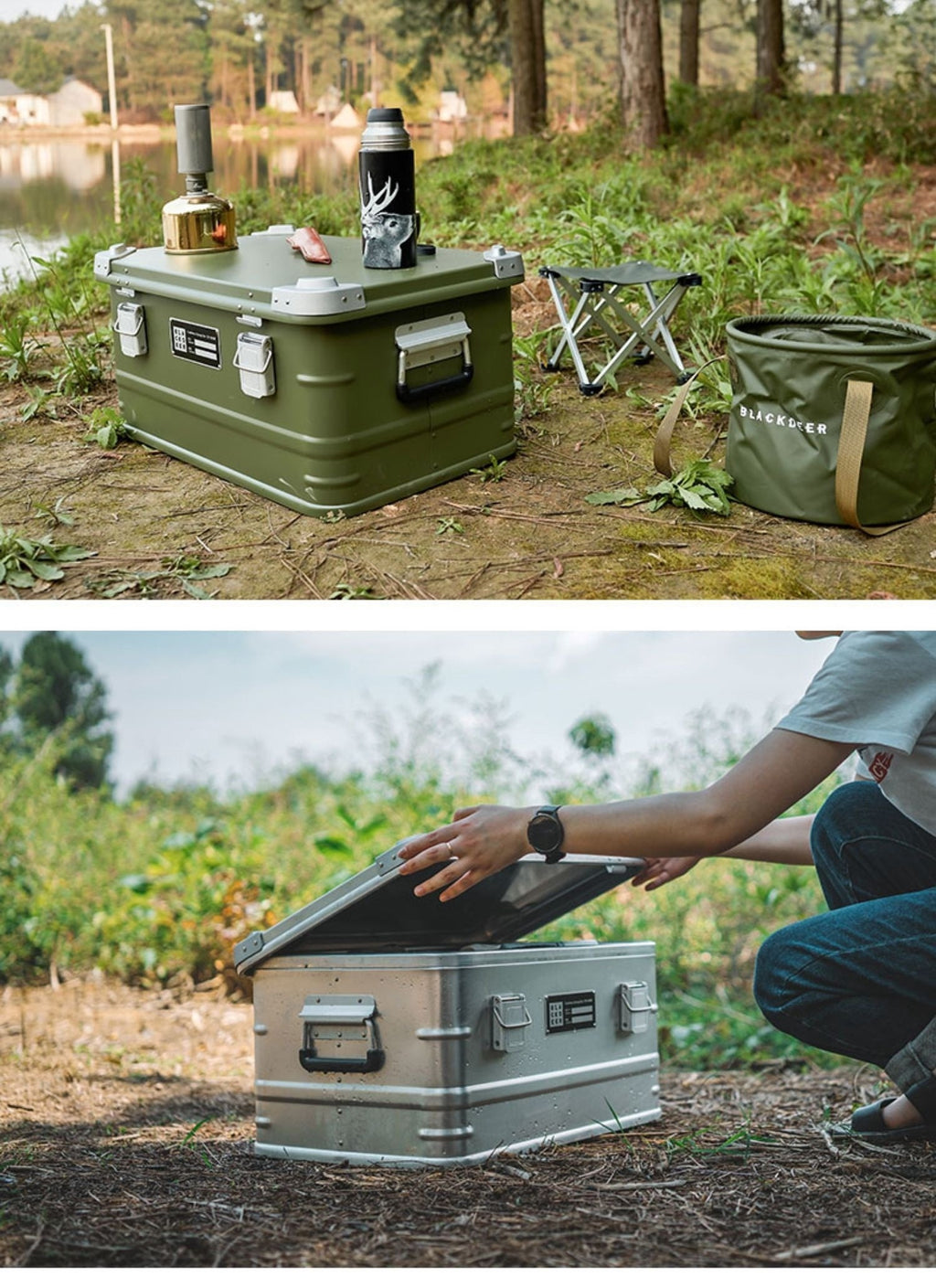 Outdoor Aluminum Alloy Storage Box Camping