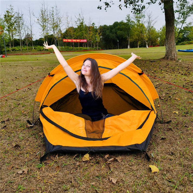 Lightweight single - person camping tent