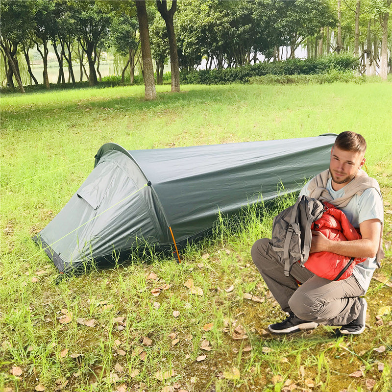 Lightweight single - person camping tent