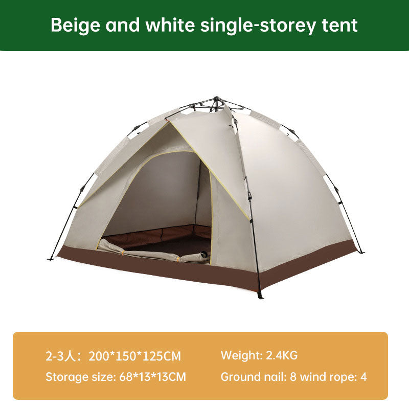 Camping tent full automatic speed open tent rain/sunscreen