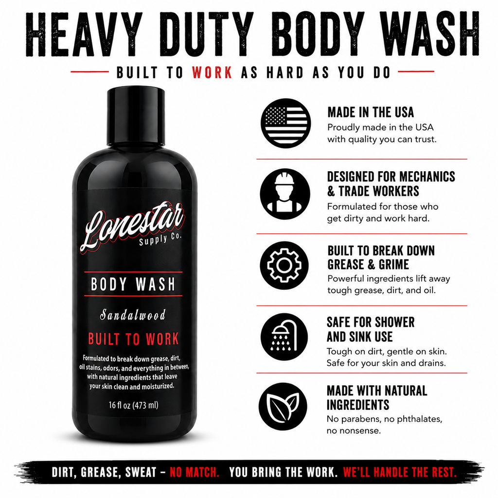 Lonestar™ Supply Co Heavy-Duty Body Wash & Hand Cleaner