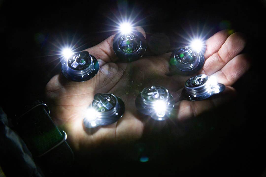 BUTTON LAMP Adhesive LEDs Light Package
