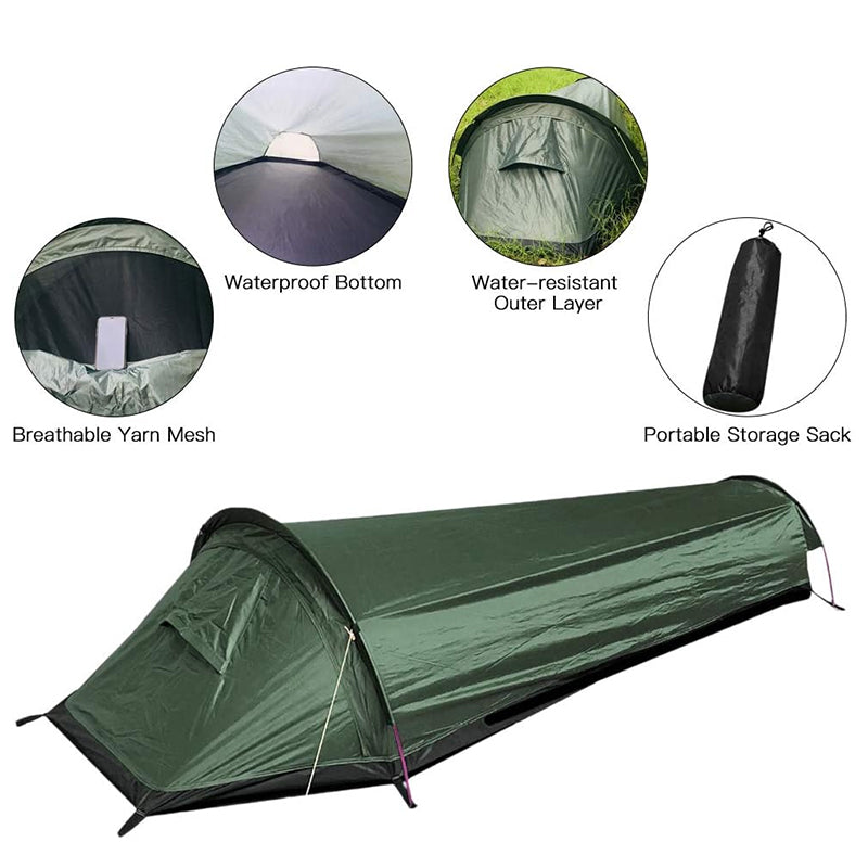 Lightweight single - person camping tent