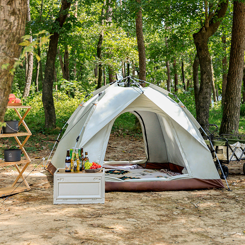 Camping tent full automatic speed open tent rain/sunscreen