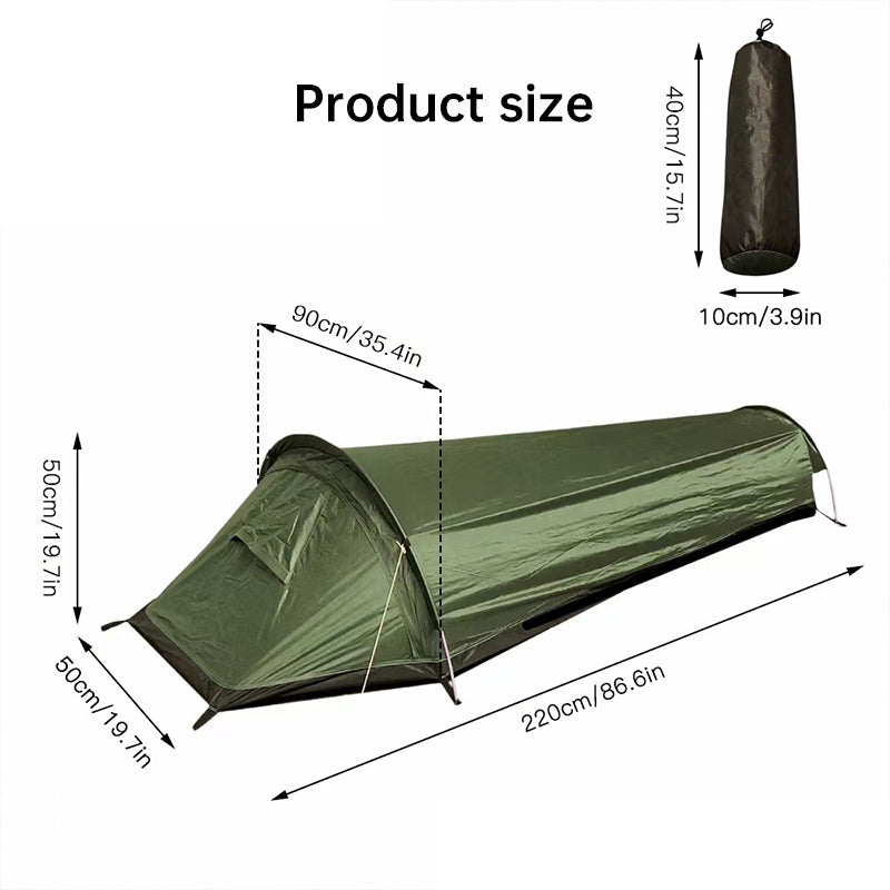 Lightweight single - person camping tent