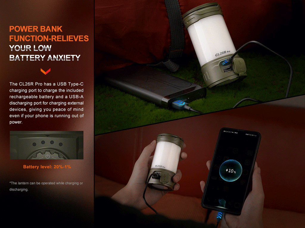 Fenix PRO High Performance LED Rechargeable Camping Lantern