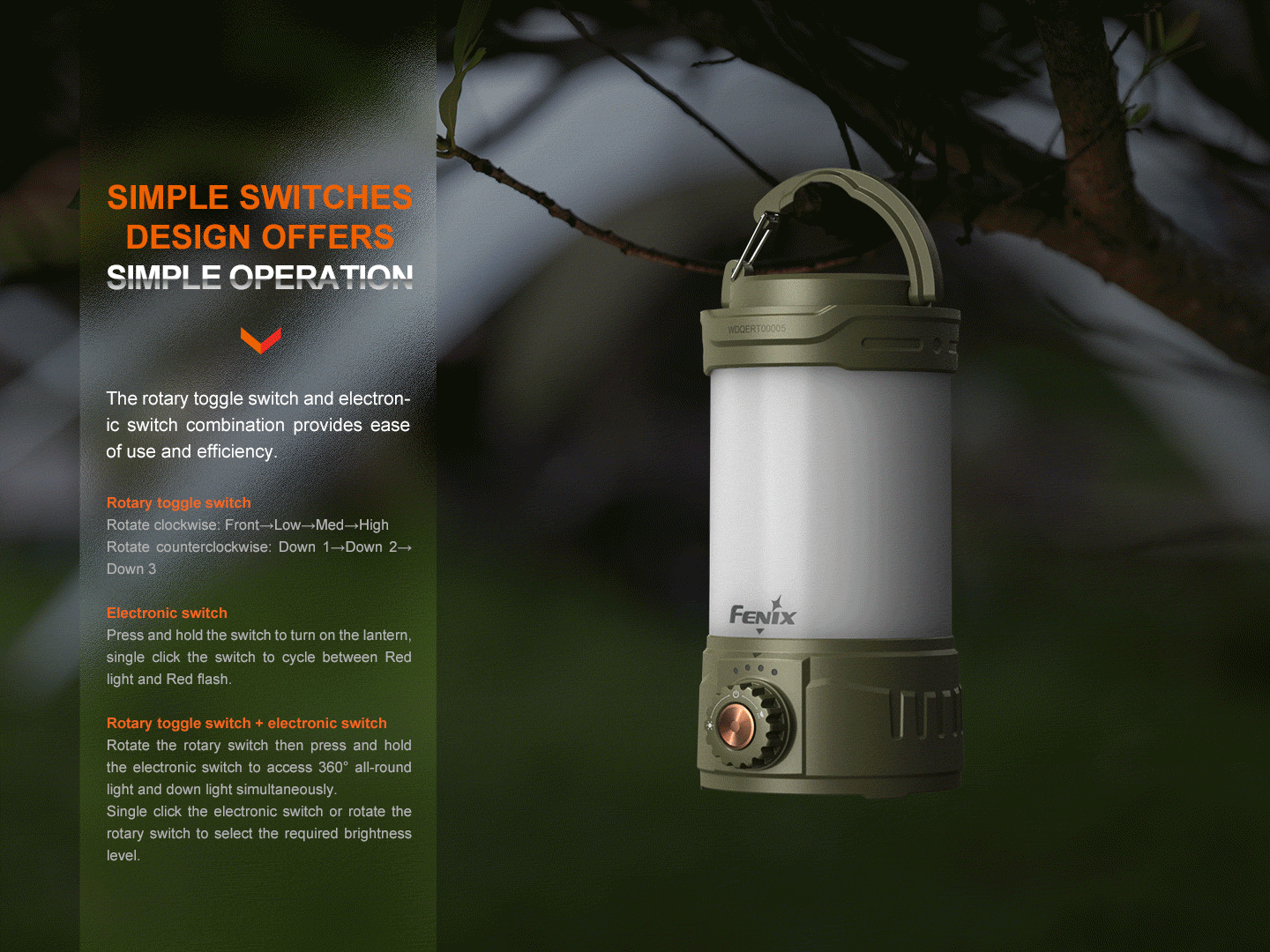 Fenix PRO High Performance LED Rechargeable Camping Lantern