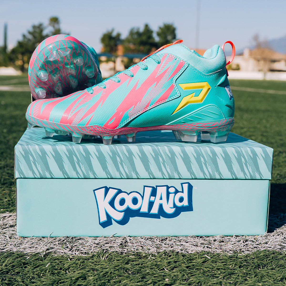 Kool-Aid 'Sharkleberry Fin' Cleats — Quantum Speed