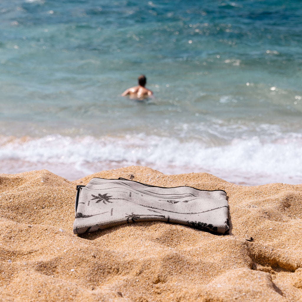 Palm scene Beach Towel
