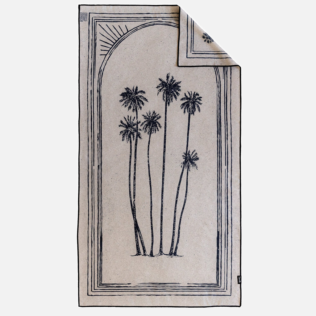 Palm scene Beach Towel