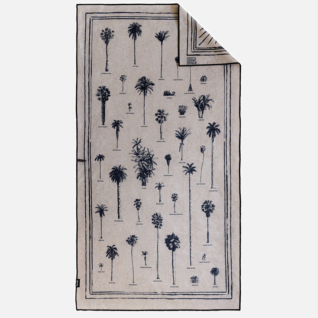 Palm scene Beach Towel