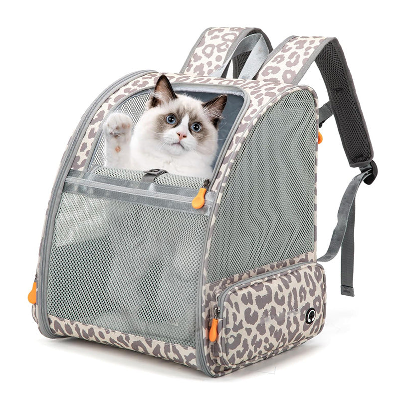 Stylish Pet Bag - Premium Pet Backpack with Breathable Mesh for Hiking, Perfect for Cats