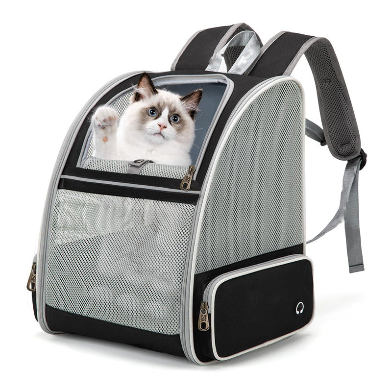 Stylish Pet Bag - Premium Pet Backpack with Breathable Mesh for Hiking, Perfect for Cats