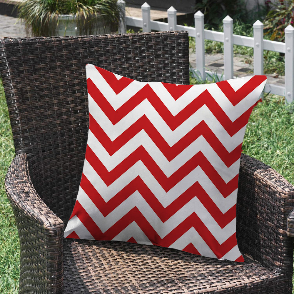 Stripes/Waving Outdoor Waterproof Pillow