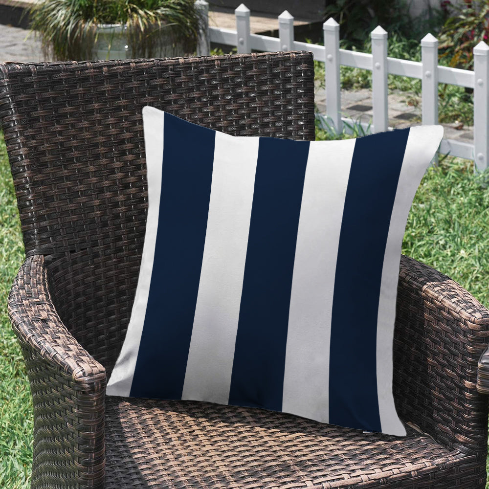 Stripes/Waving Outdoor Waterproof Pillow