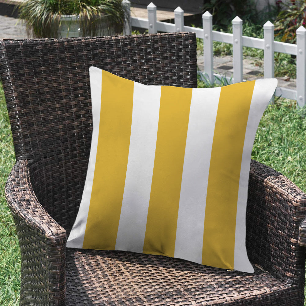 Stripes/Waving Outdoor Waterproof Pillow