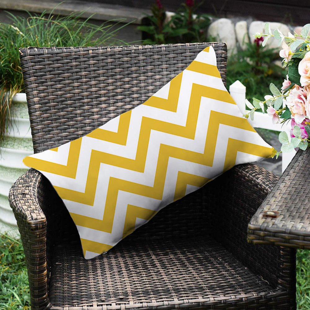 Stripes/Waving Outdoor Waterproof Pillow