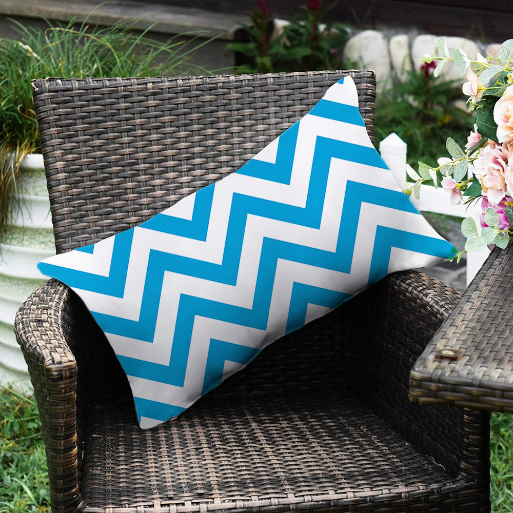 Stripes/Waving Outdoor Waterproof Pillow