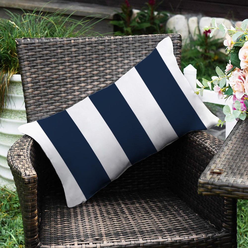 Stripes/Waving Outdoor Waterproof Pillow