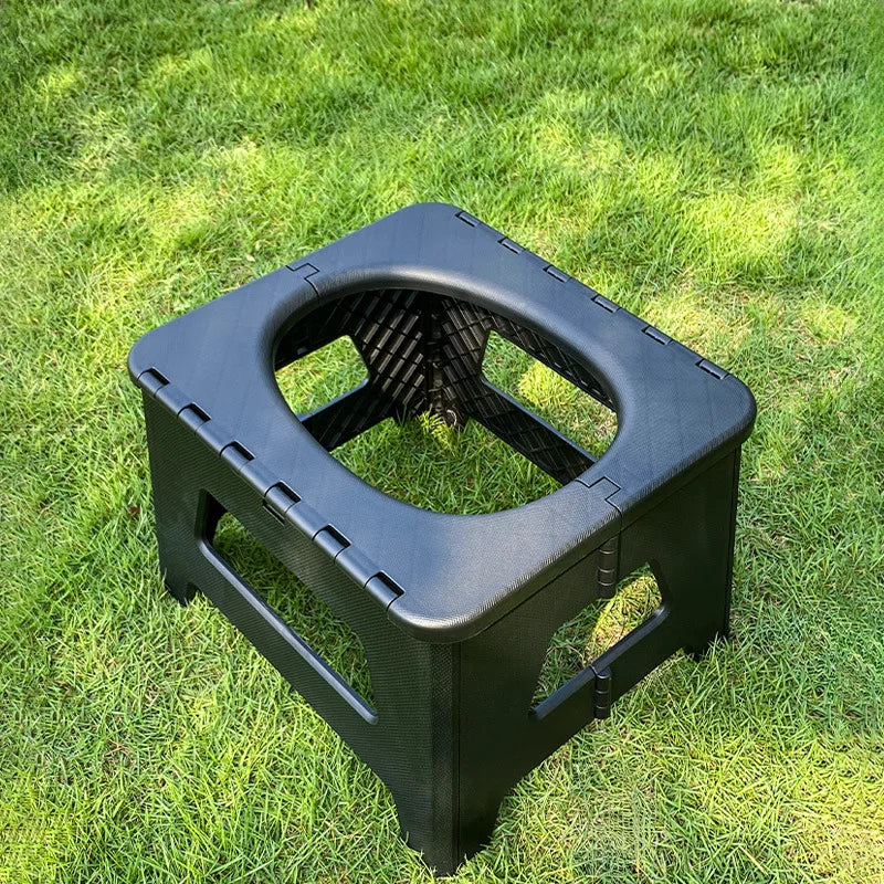 Outdoor Adult Portable Mobile Toilet Equipment and step stool