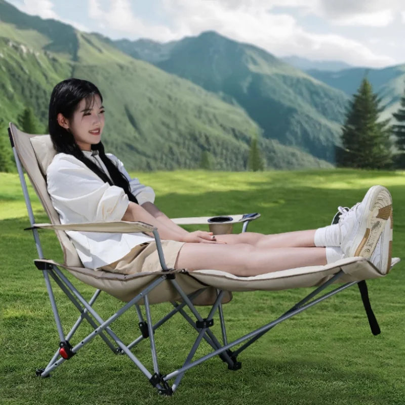 Folding Recliner Portable Camping Chair
