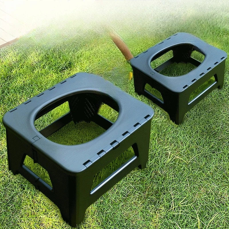 Outdoor Adult Portable Mobile Toilet Equipment and step stool
