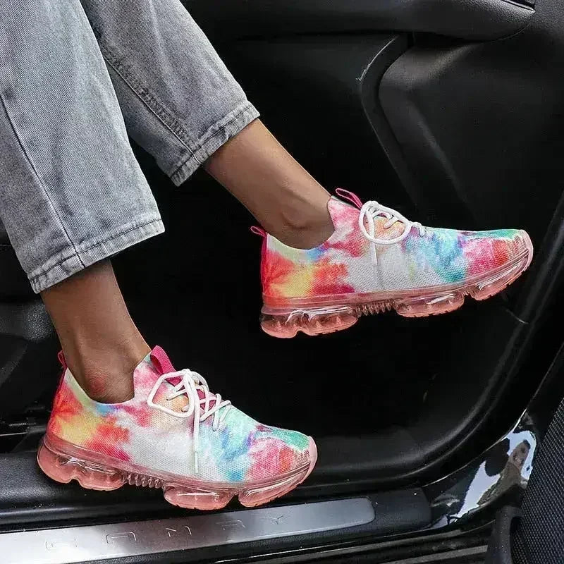 Mesh Cozy Running Sport Women's Lace Up Sneakers