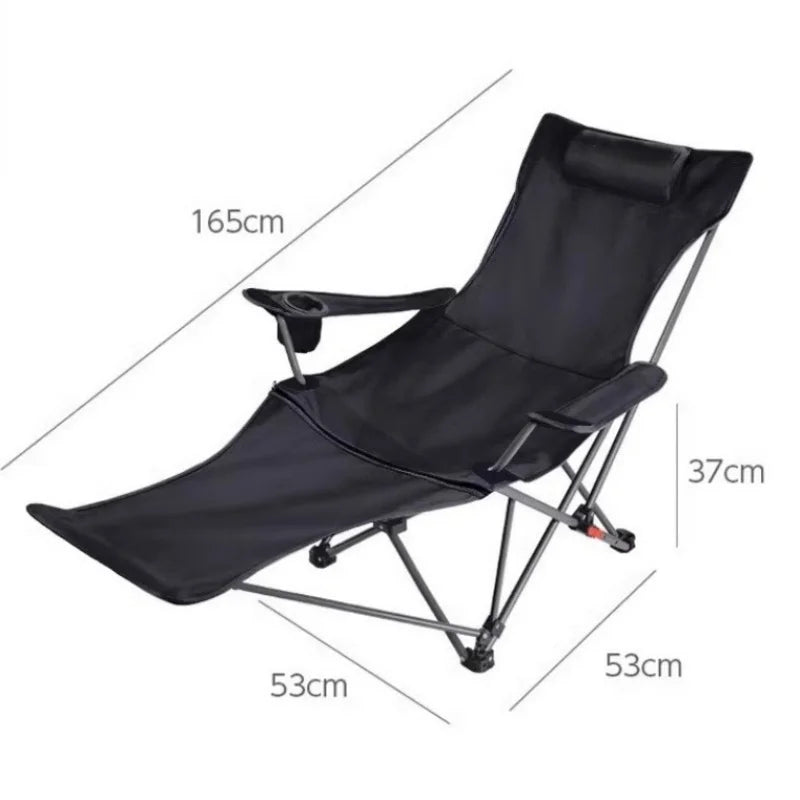Folding Recliner Portable Camping Chair