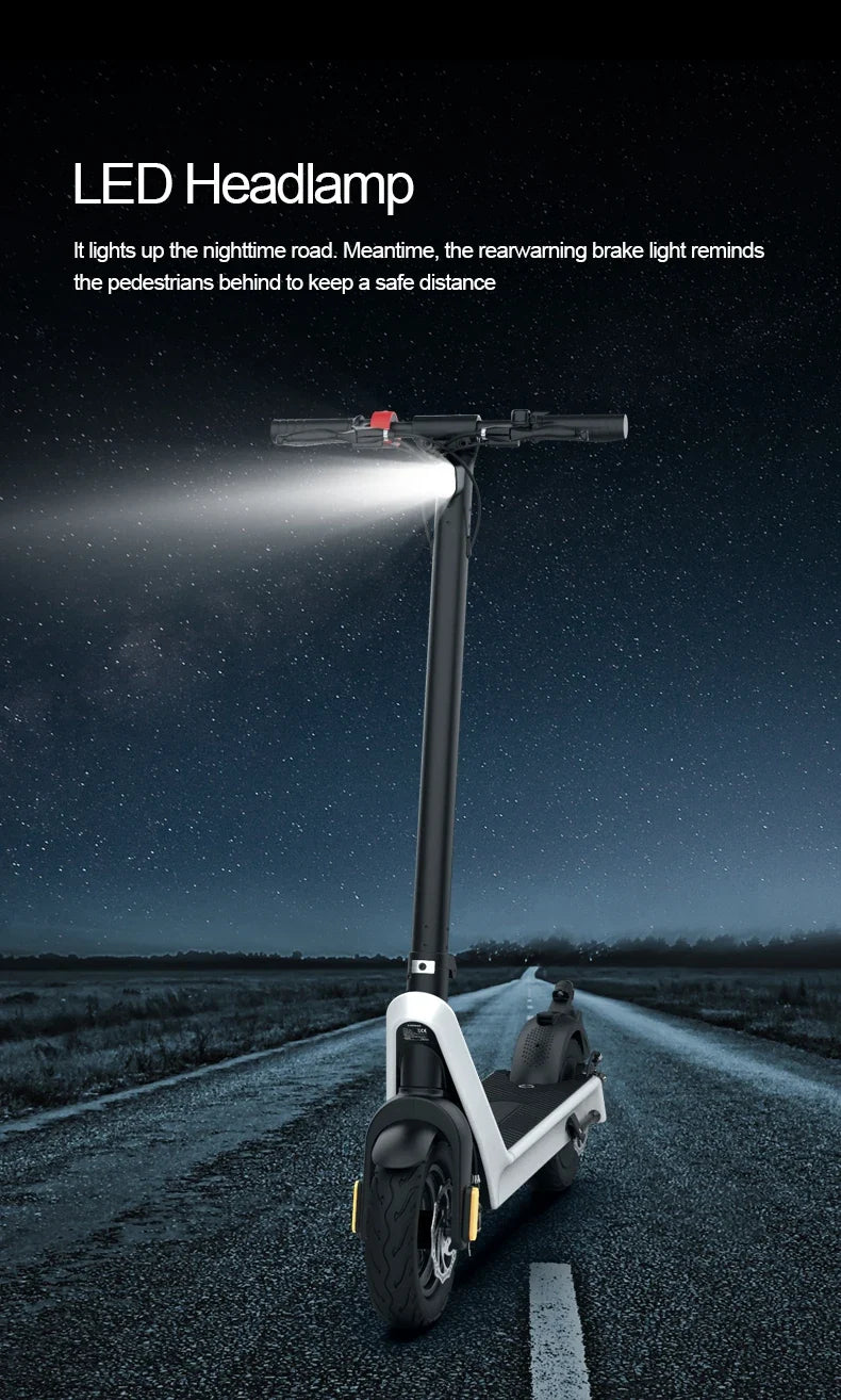 HX X9 PLUS Electric Scooter - Foldable, 60-80km Range, Unisex