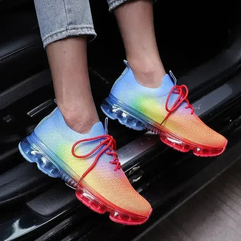 Mesh Cozy Running Sport Women's Lace Up Sneakers