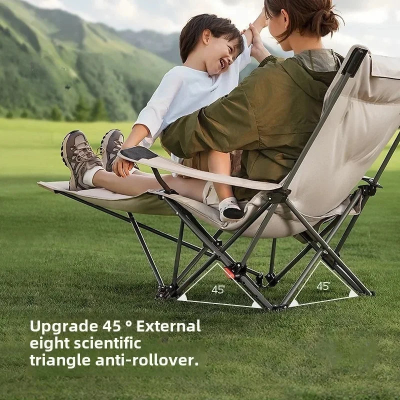Folding Recliner Portable Camping Chair