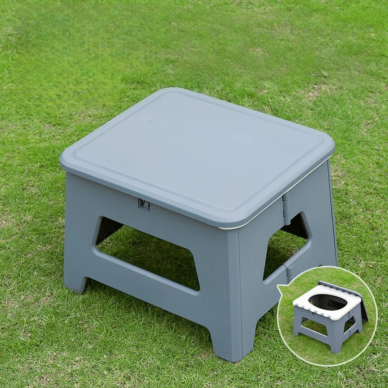Outdoor Adult Portable Mobile Toilet Equipment and step stool